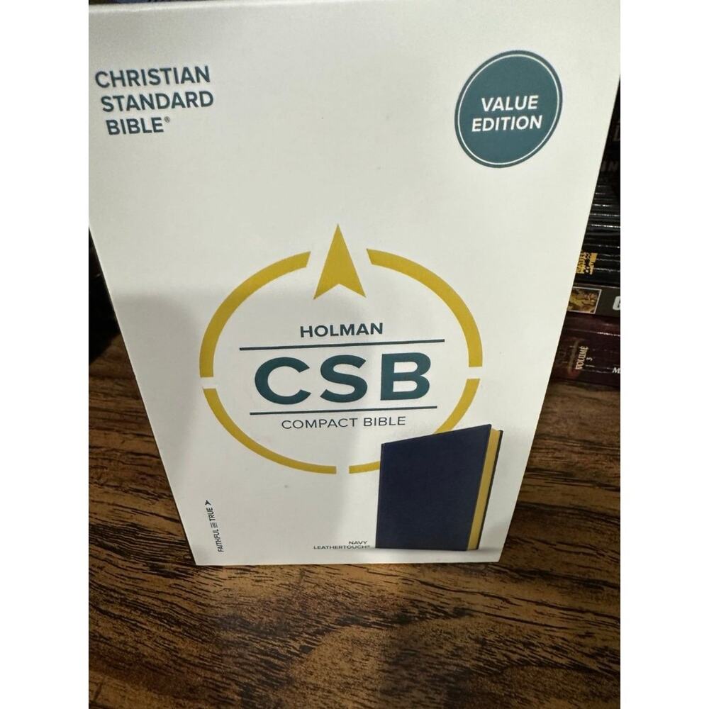 CSB Brand new Navy Blue ultrathin Bible Never opened